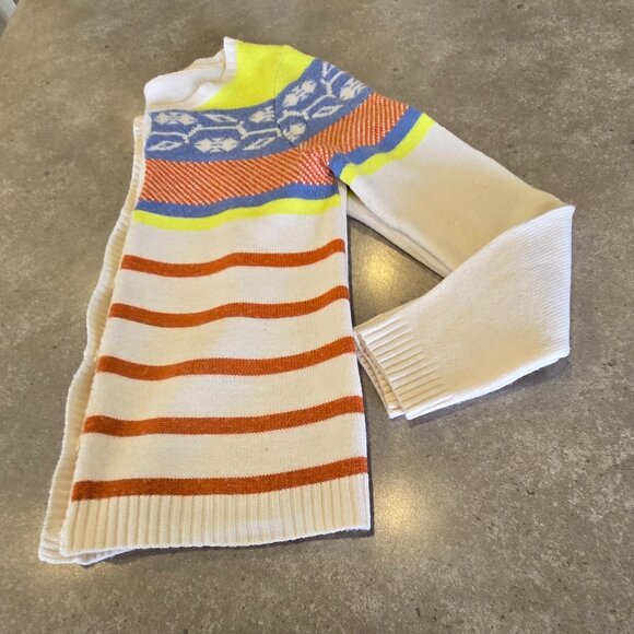 FIVE PLUS Women's Multi-Stripes Graphic Print L/Sleeves Cardigan - Size Small - Picture 5 of 14